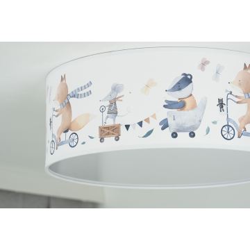 Duolla - LED loftlampe til børn CORTINA LED/26W/230V diameter 40 cm