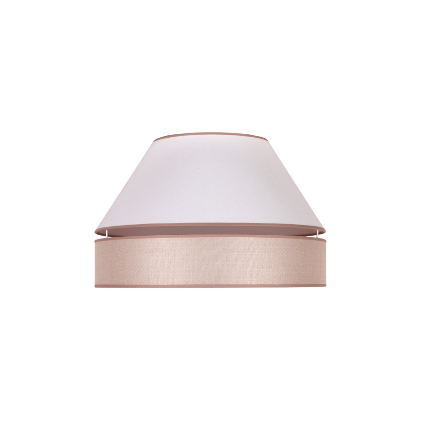 Duolla - Loftlampe AVIGNON 1xE27/15W/230V diameter 50 cm hvid/beige