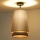 Duolla - Loftlampe BELL SHINY 1xE27/15W/230V sølvfarvet/sort