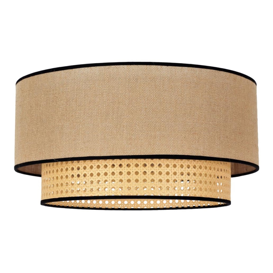 Duolla - Loftlampe BOHO 1xE27/15W/230V beige/Rattan