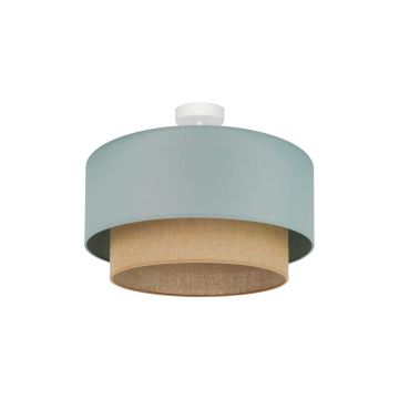 Duolla - Loftlampe  BOHO 1xE27/15W/230V diameter 45 cm grøn/brun