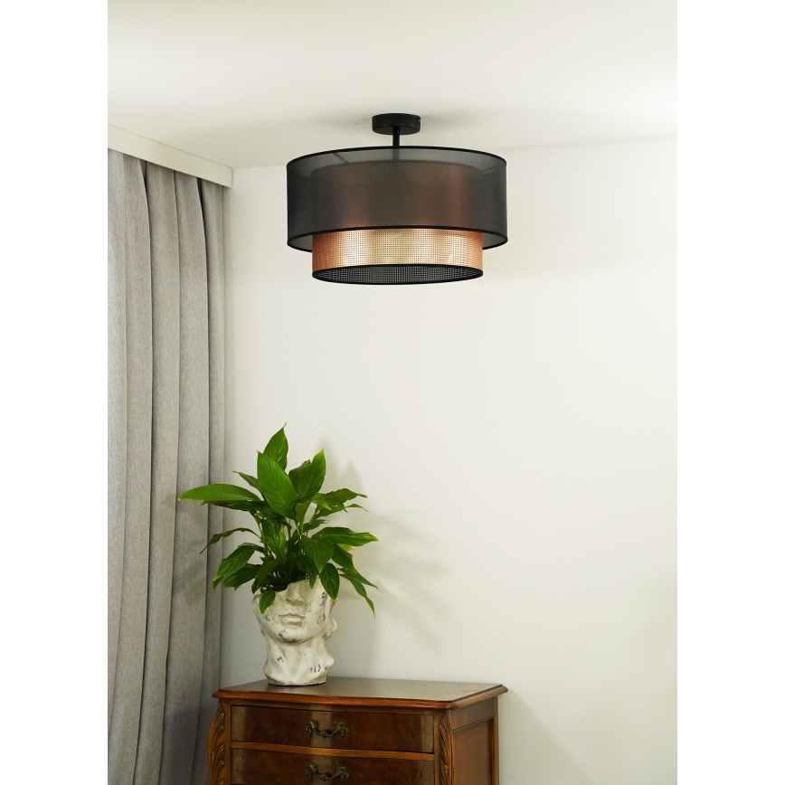 Duolla - Loftlampe COPPER SHINY 1xE27/15W/230V brun/kobber