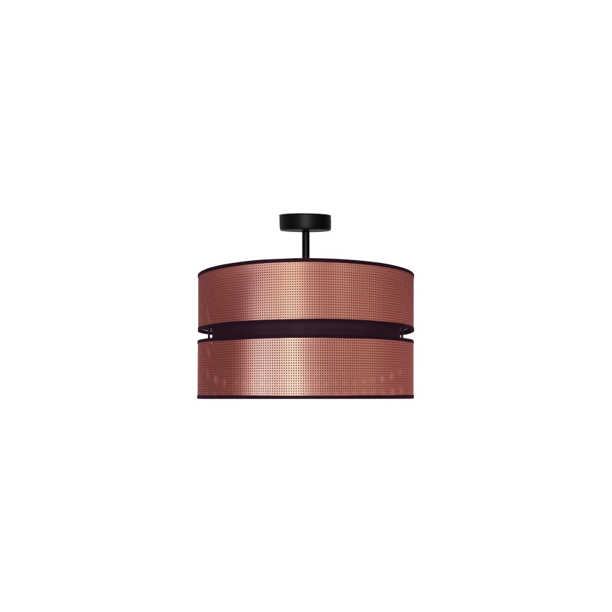 Duolla - Loftlampe COPPER SHINY 1xE27/15W/230V kobber/sort