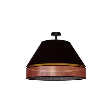 Duolla - Loftlampe COPPER SHINY 1xE27/15W/230V sort/kobber