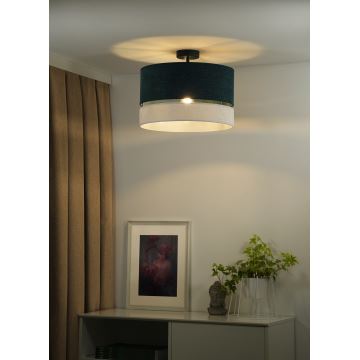 Duolla - Loftlampe DOUBLE 1xE27/15W/230V grøn/grå