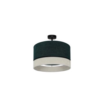 Duolla - Loftlampe DOUBLE 1xE27/15W/230V grøn/grå
