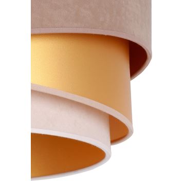 Duolla - Loftlampe KOBO 1xE27/15W/230V diameter 45 cm beige/guldfarvet/cremefarvet