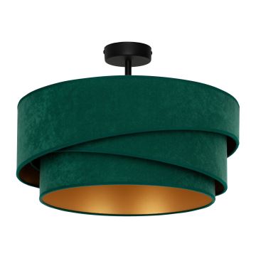 Duolla - Loftlampe KOBO 1xE27/15W/230V diameter 45 cm grøn