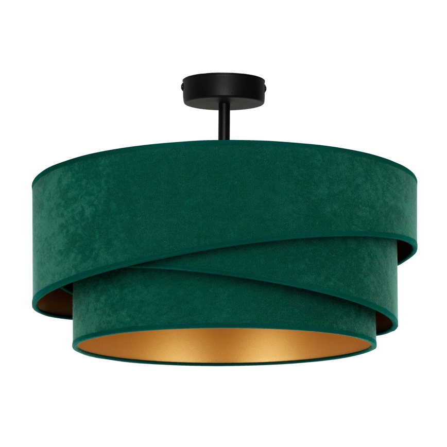 Duolla - Loftlampe KOBO 1xE27/15W/230V diameter 45 cm grøn