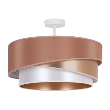 Duolla - Loftlampe KOBO 1xE27/15W/230V diameter 45 cm kobber/guldfarvet/hvid