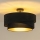 Duolla - Loftlampe KOBO 1xE27/15W/230V diameter 45 cm sort