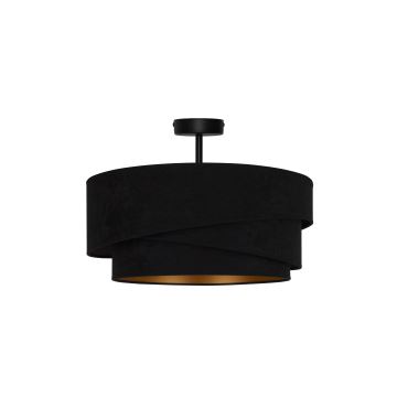 Duolla - Loftlampe KOBO 1xE27/15W/230V diameter 45 cm sort