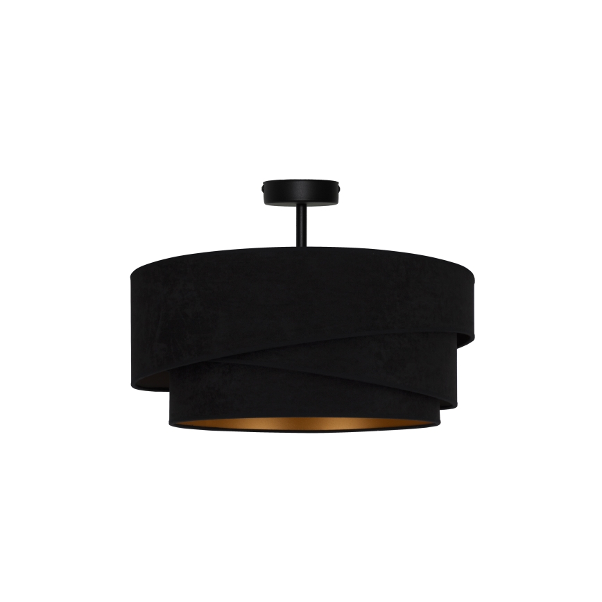 Duolla - Loftlampe KOBO 1xE27/15W/230V diameter 45 cm sort