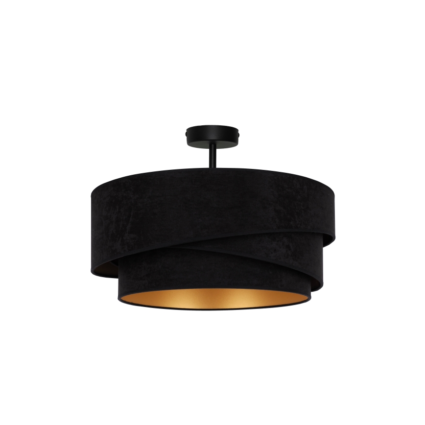 Duolla - Loftlampe KOBO 1xE27/15W/230V diameter 45 cm sort