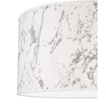 Duolla - Loftlampe MARBLE 1xE27/40W/230V hvid/grå