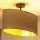 Duolla - Loftlampe OVAL VEGAN 1xE27/15W/230V beige