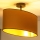 Duolla - Loftlampe OVAL VEGAN 1xE27/15W/230V brun
