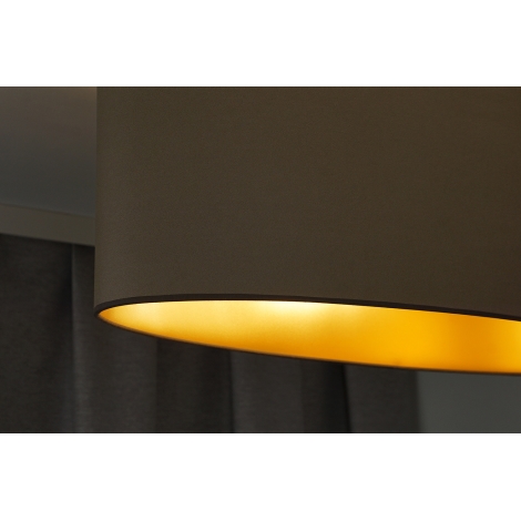 Duolla - Loftlampe OVAL VEGAN 2xE27/15W/230V beige