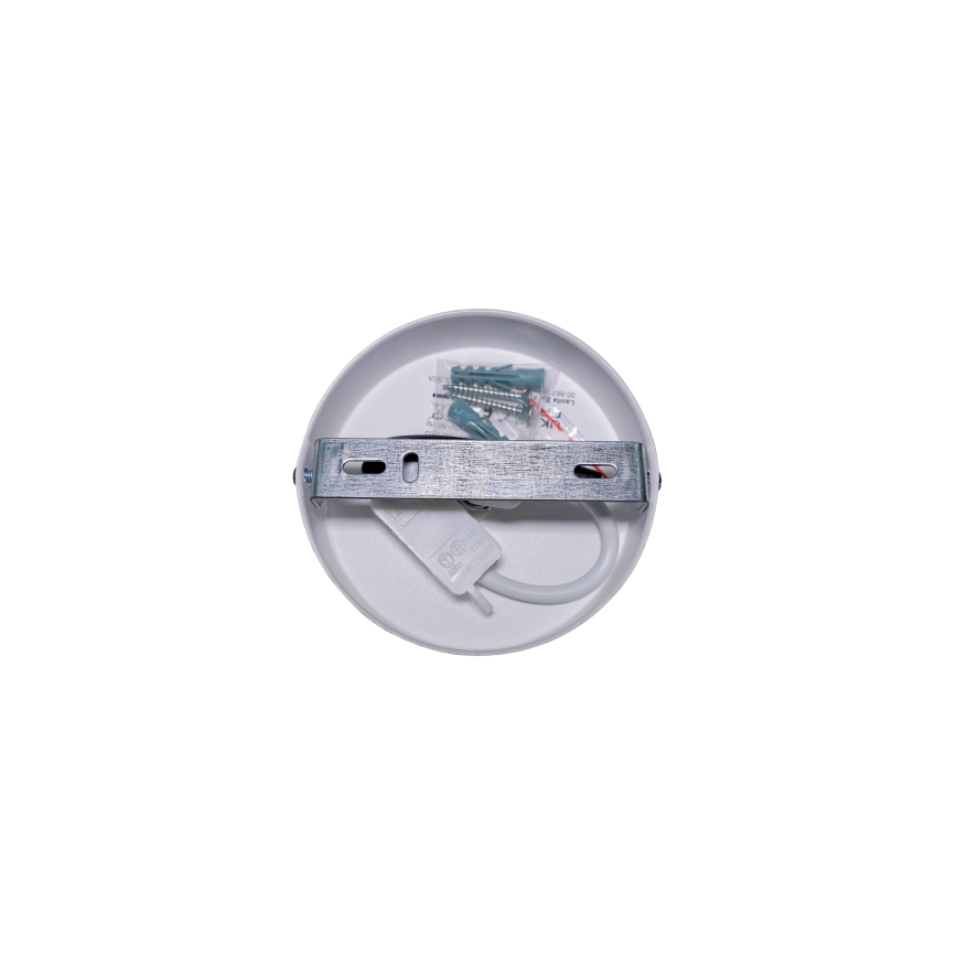 Duolla - Loftlampe ROLLER ECO RECYCLING 1xE27/15W/230V grå