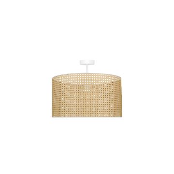 Duolla - Loftlampe ROLLER RATTAN 1xE27/15W/230V beige