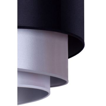 Duolla - Loftlampe TRIO 1xE27/15W/230V diameter 60 cm blå/sølvfarvet