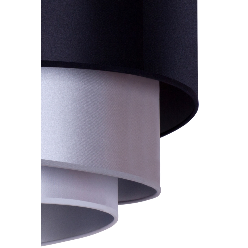 Duolla - Loftlampe TRIO 1xE27/15W/230V diameter 60 cm blå/sølvfarvet