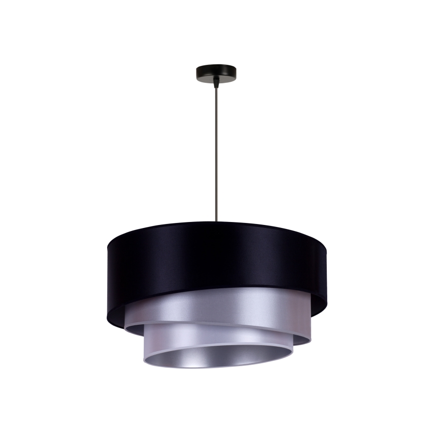 Duolla - Loftlampe TRIO 1xE27/15W/230V diameter 60 cm blå/sølvfarvet