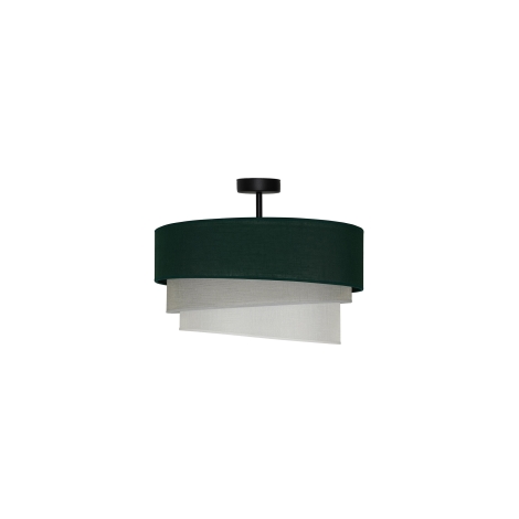 Duolla - Loftlampe TRIO 1xE27/15W/230V grøn/grå/hvid