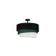 Duolla - Loftlampe TRIO 1xE27/15W/230V sort/grøn/hvid