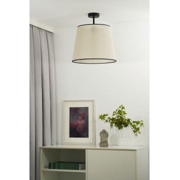 Duolla - Loftlampe YUTE 1xE27/15W/230V grå/sort