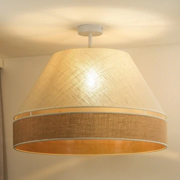 Duolla - Loftlampe YUTE AVIGNON 1xE27/15W/230V cremefarvet/beige