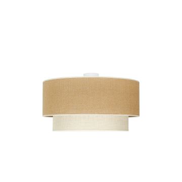 Duolla - Loftlampe YUTE BOHO 3xE27/15W/230V diameter 60 cm brun/grå