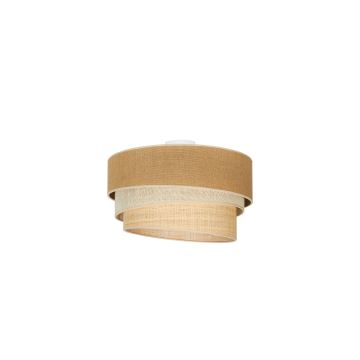 Duolla - Loftlampe YUTE TRIO 1xE27/15W/230V diameter 45 cm brun/grå/beige