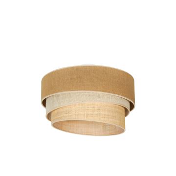 Duolla - Loftlampe YUTE TRIO 3xE27/15W/230V diameter 60 cm brun/grå/beige