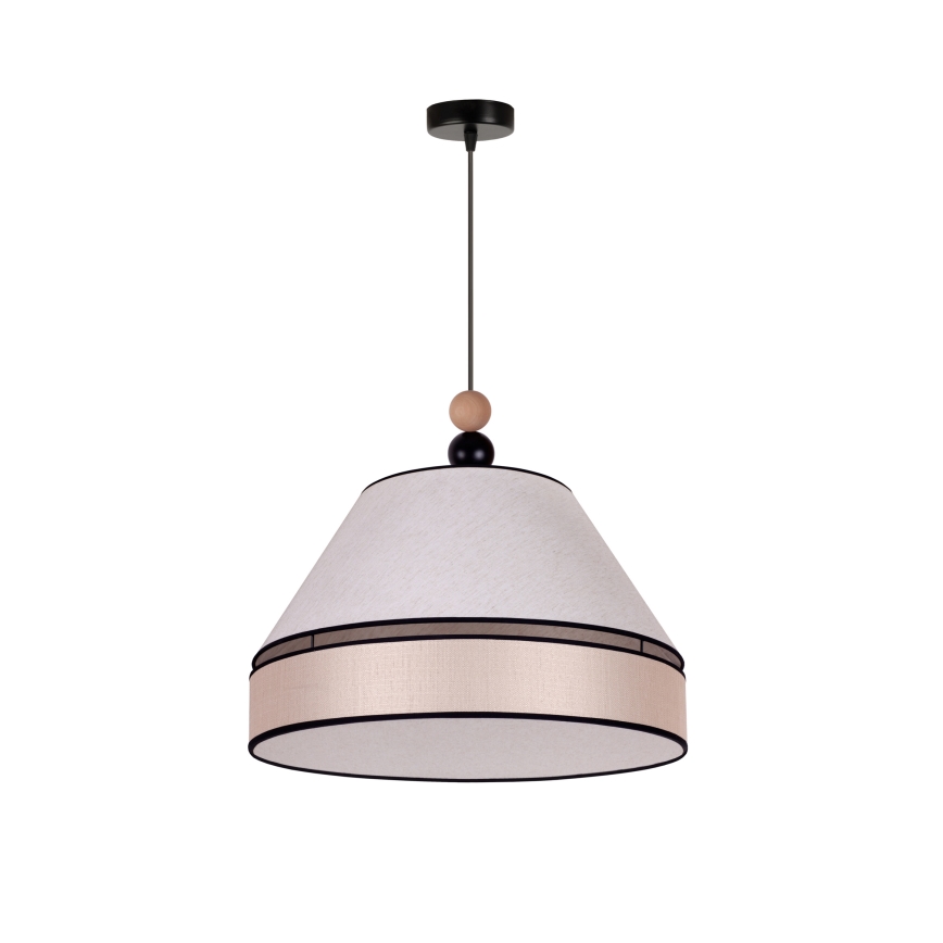 Duolla - Pendel AVIGNON 1xE27/15W/230V diameter 50 cm beige