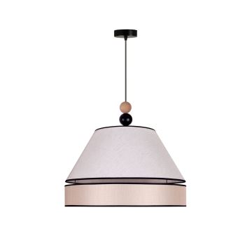 Duolla - Pendel AVIGNON 1xE27/15W/230V diameter 50 cm beige