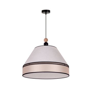 Duolla - Pendel AVIGNON 1xE27/15W/230V diameter 60 cm beige