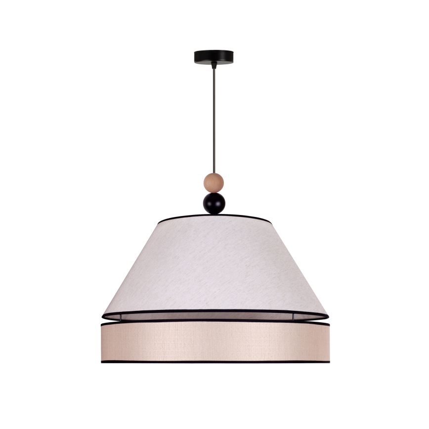 Duolla - Pendel AVIGNON 1xE27/15W/230V diameter 60 cm beige