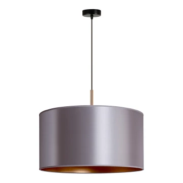 Duolla - Pendel CANNES 1xE27/15W/230V diameter 45 cm sølvfarvet/kobberfarvet