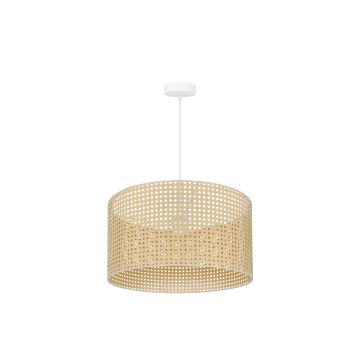 Duolla - Pendel ROLLER RATTAN 1xE27/15W/230V beige