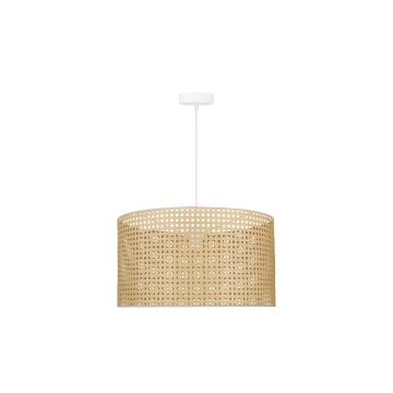 Duolla - Pendel ROLLER RATTAN 1xE27/15W/230V beige