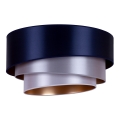 Duolla - Stropní svítidloTRIO 3xE27/15W/230V diameter 60 cm blå/sølvfarvet/kobberfarvet