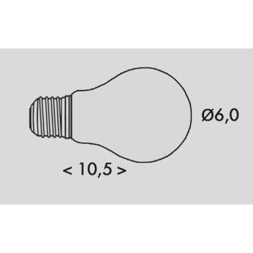 LED-pære RETRO A60 E27/2,3W/230V 3000K 485lm