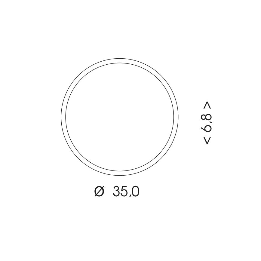 Udendørs LED loftlampe med sensor MARTIN LED/25W/230V 3000/4000K diameter 35 cm IP65 sort