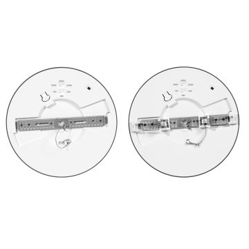 LED panel dæmpbart med sensor LEXA LED/12/18/24W/230V 3000/4000/6000K diameter 33 cm sort