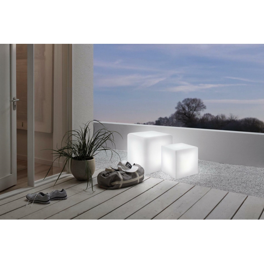 Eglo 31053 - Udendørs LED lampe m. RGBW-farver dæmpbar 1xE27/9W/230V 30 cm IP65