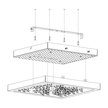 Eglo - LED loftsbelysning  LED/16W/230V