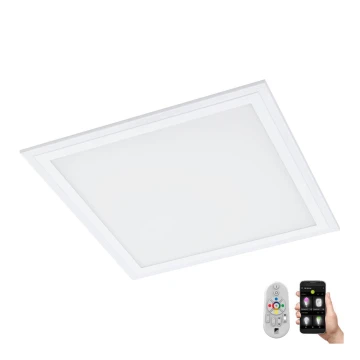 Eglo 33206 - Loftlampe m. RGBW-farver dæmpbar SALOBRENA-C LED/16W/230V + fjernbetjening