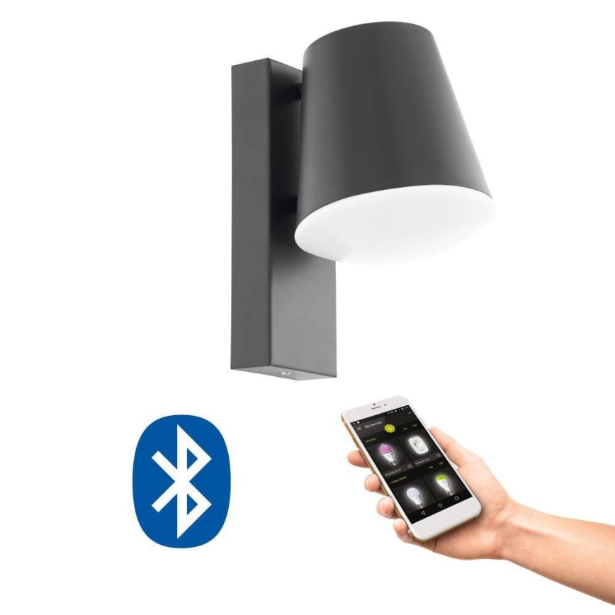 Eglo 33559 - LED Udendørs væglampe dæmpbar CALDIERO-C 1xE27/9W/230V IP44