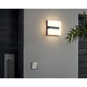 Eglo 33574 - LED Udendørs væglampe dæmpbar TORAZZA-C LED/14W/230V IP44